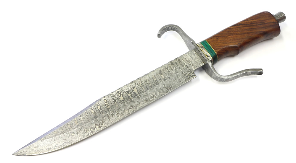 1095鋼ダマスカスハンターナイフ